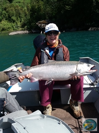 Fotos da pesca esportiva em Chaiten no Chile